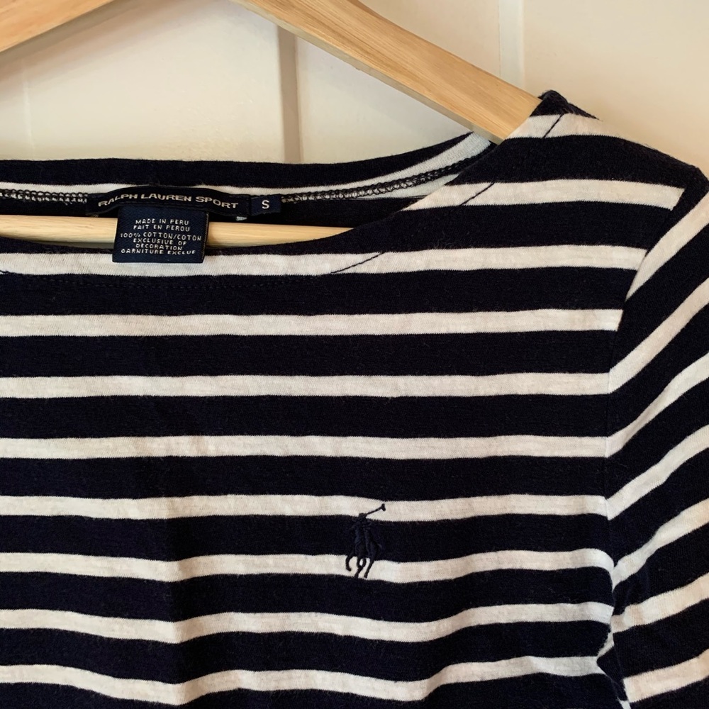 Ralph Lauren boat-necked top